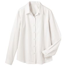 形態安定ハマカラーシャツ(長袖)(UVカット・抗菌防臭・洗濯機OK・部屋干しOK)