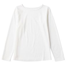 超長綿ボートネックTシャツ(綿100%・日本製)