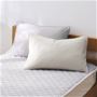グレー<br>綿100%パイル素材×ひんやり素材のリバーシブル枕カバーです。