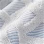 立体的に柄が浮き出るようなジャカード織り。ムレにくく吸汗性にも優れた綿素材です。
