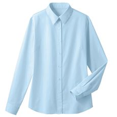 形態安定レギュラーカラーシャツ(長袖)(UVカット・抗菌防臭・洗濯機OK・部屋干しOK)