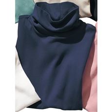 UVカットルーズネックTシャツ(7分袖)(綿100%・洗濯機OK・UVカット)