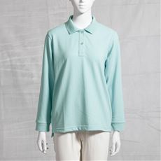 ポロシャツ(長袖)(UVカット・洗濯機OK・S～5L)